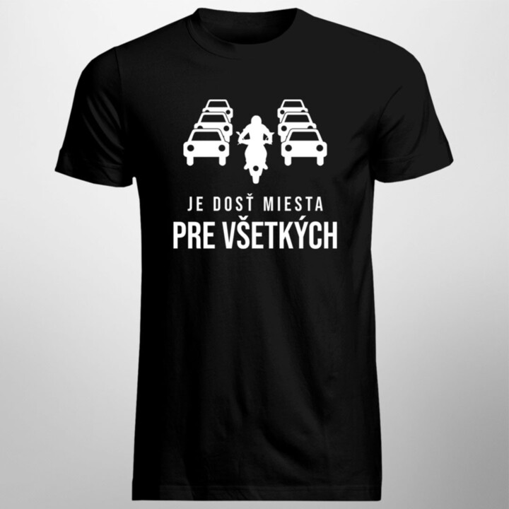 Je dosť miesta pre všetkých - pánske tričko s potlačou
