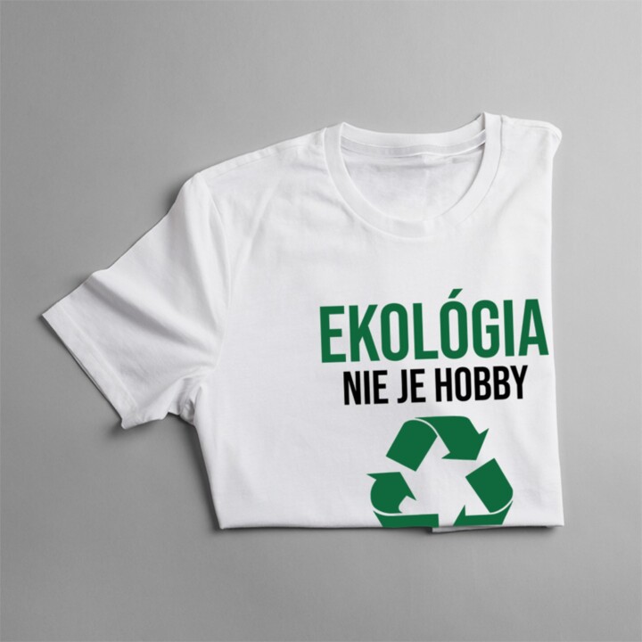 Ekológia to je spôsob života - pánske  tričko s potlačou
