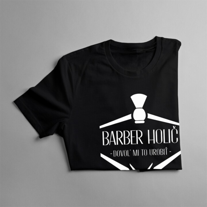 Barber holič - dovoľ mi to urobiť - Pánske tričko s potlačou