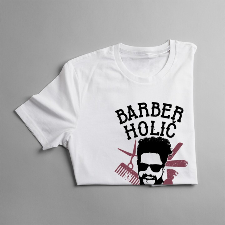 Barber holič to urobí lepšie - Pánske tričko s potlačou