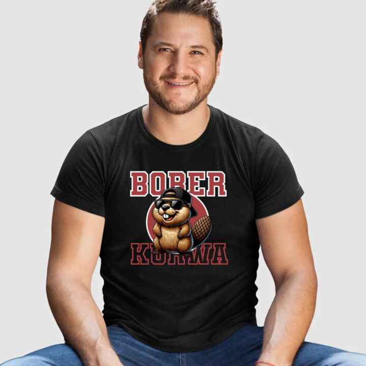 Bober! - pánske tričko s potlačou