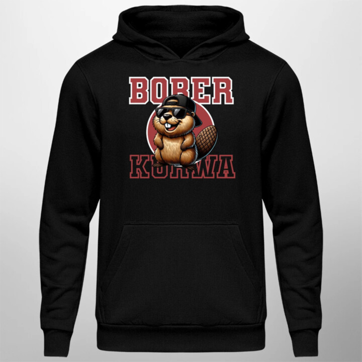 Bober!  - pánska mikina s potlačou
