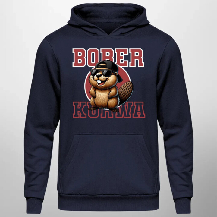 Bober!  - pánska mikina s potlačou