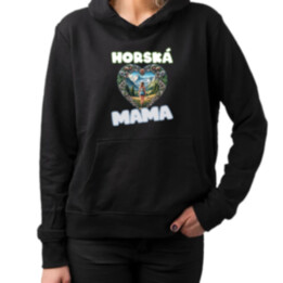 Horská mama  - dámska mikina s potlačou