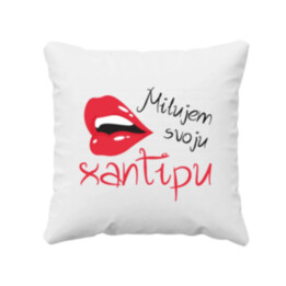 Milujem svoju xantipu V2 - vankúš s potlačou