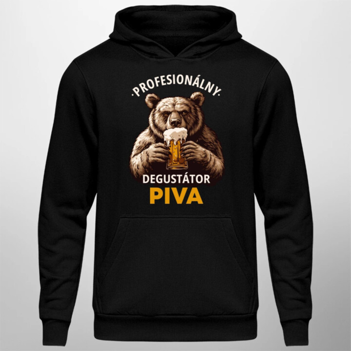 Profesionálny degustátor piva  - pánska mikina s potlačou