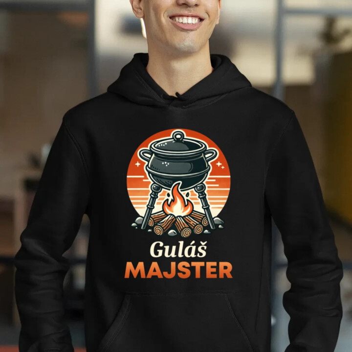 Guláš majster  - pánska mikina s potlačou
