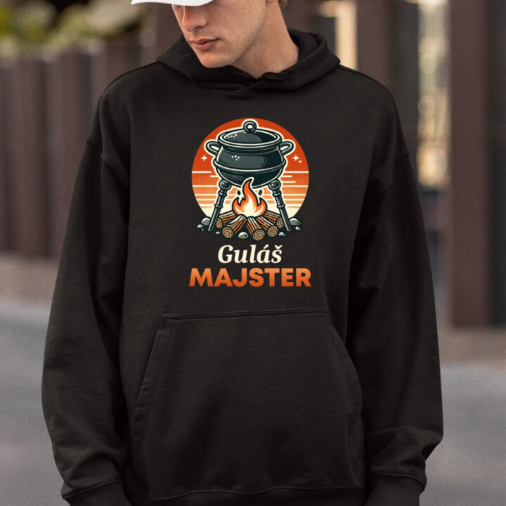 Guláš majster  - pánska mikina s potlačou