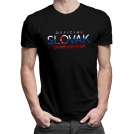 Official slovak drinking team - pánske a dámske tričko s potlačou