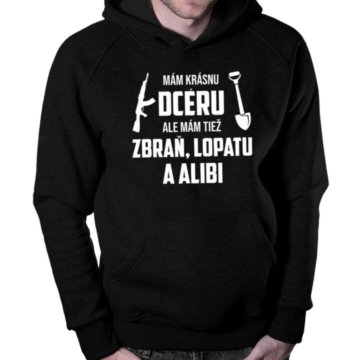 Mám krásnu dcéru - pánska  mikina s potlačou