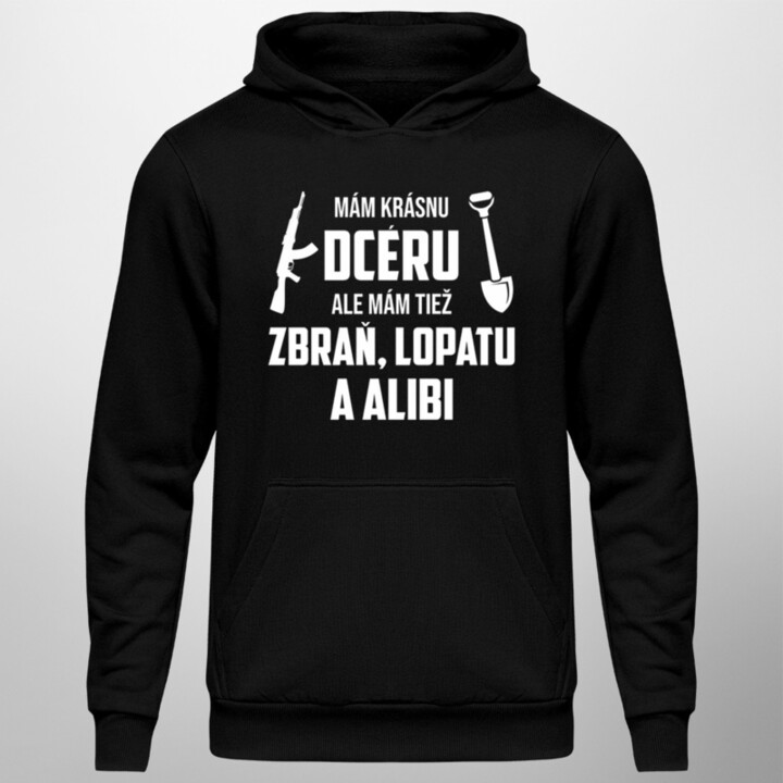 Mám krásnu dcéru - pánska  mikina s potlačou