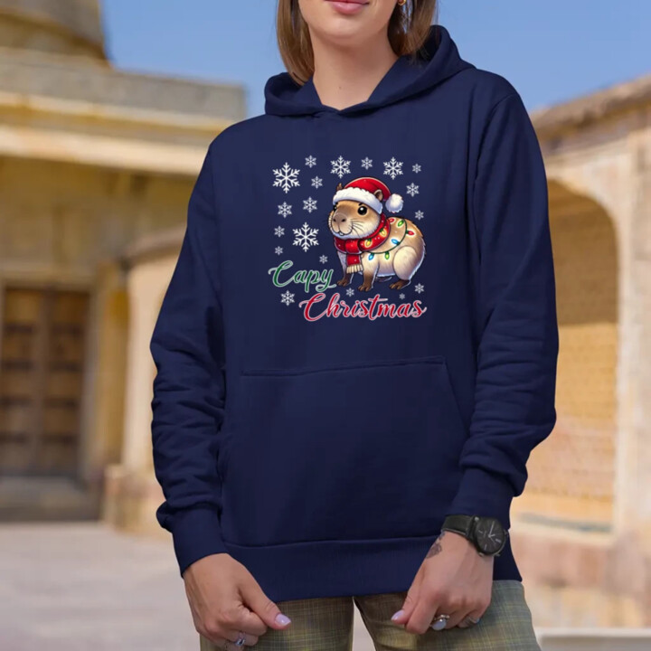 Capy Christmas  - dámska mikina s potlačou