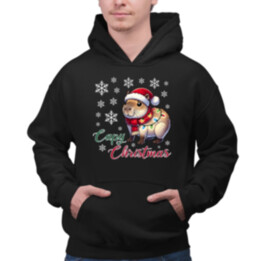 Capy Christmas  - pánska mikina s potlačou