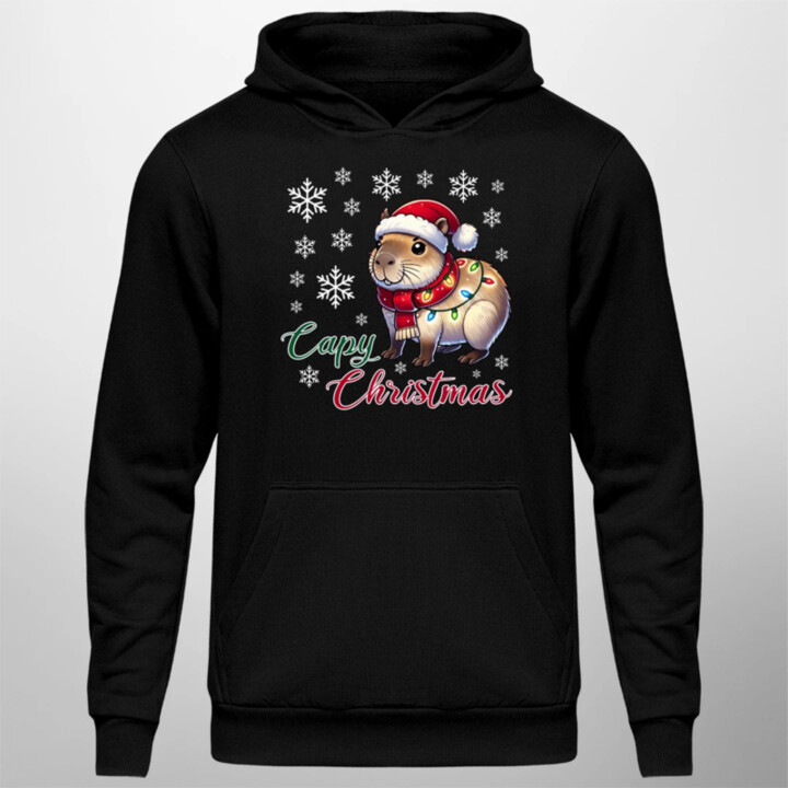Capy Christmas  - pánska mikina s potlačou