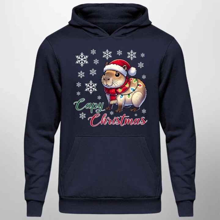 Capy Christmas  - pánska mikina s potlačou