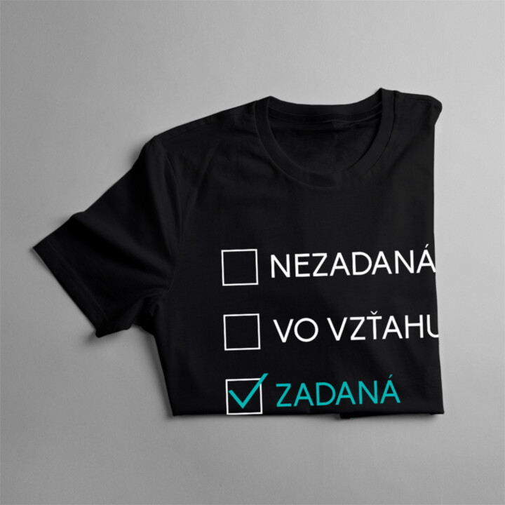 Zadaná so sexy rybárom - dámske tričko s potlačou