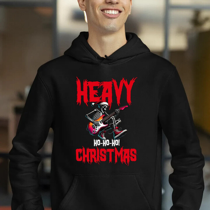 Heavy Christmas  - pánska mikina s potlačou