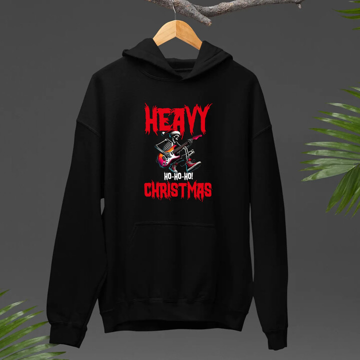 Heavy Christmas  - pánska mikina s potlačou