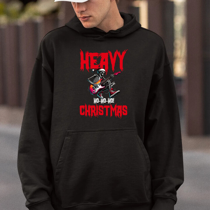Heavy Christmas  - pánska mikina s potlačou