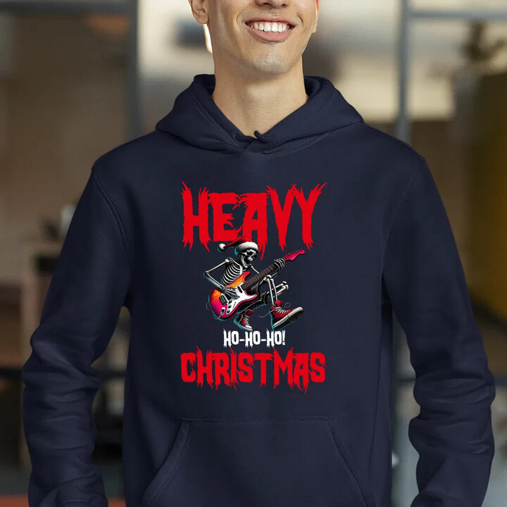 Heavy Christmas  - pánska mikina s potlačou