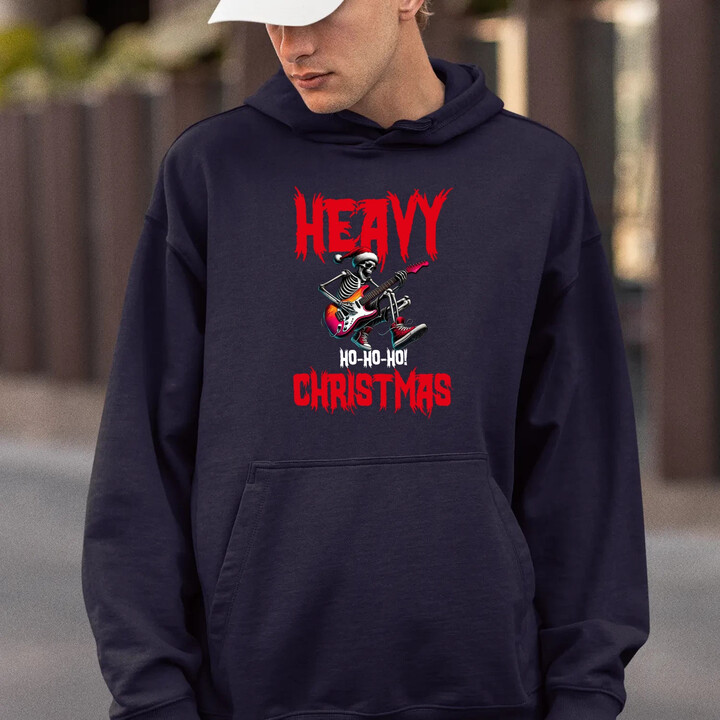 Heavy Christmas  - pánska mikina s potlačou