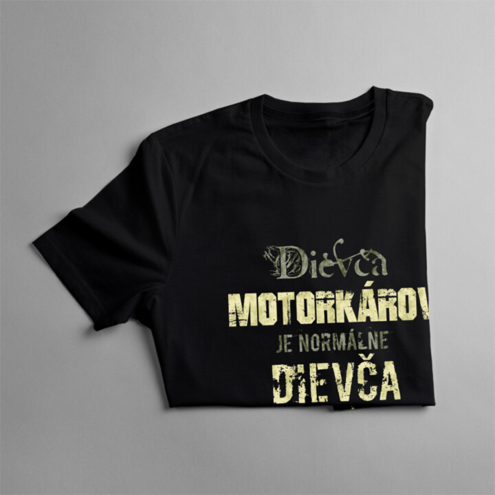 Dievča motorkárov je oveľa lepšie - dámske tričko s potlačou