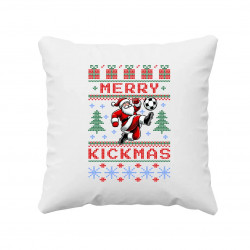 Merry Kickmas - vankúš s potlačou