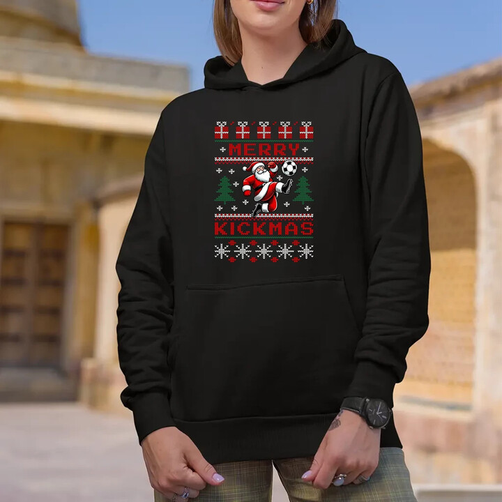 Merry Kickmas  - dámska mikina s potlačou