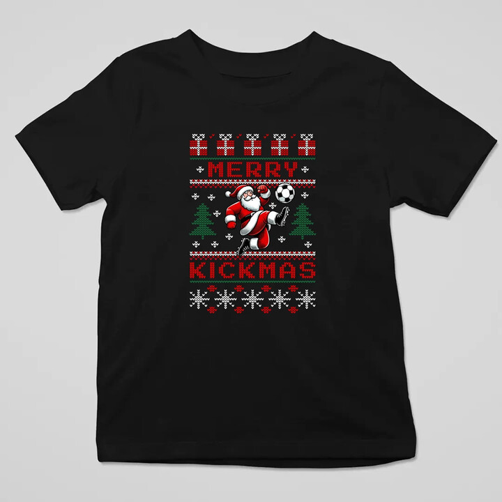 Merry Kickmas - detské tričko s potlačou