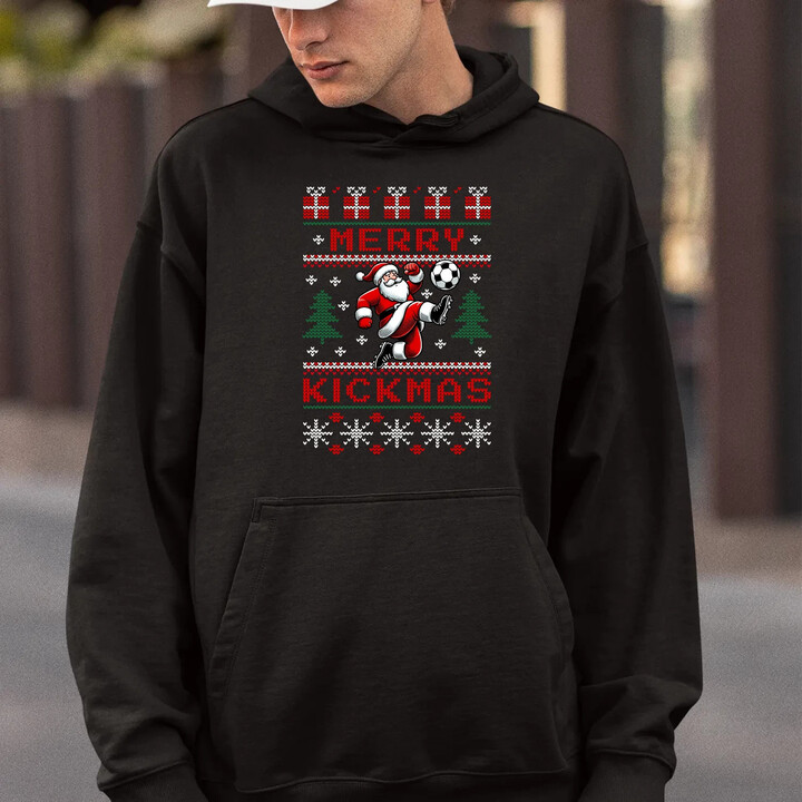 Merry Kickmas  - pánska mikina s potlačou