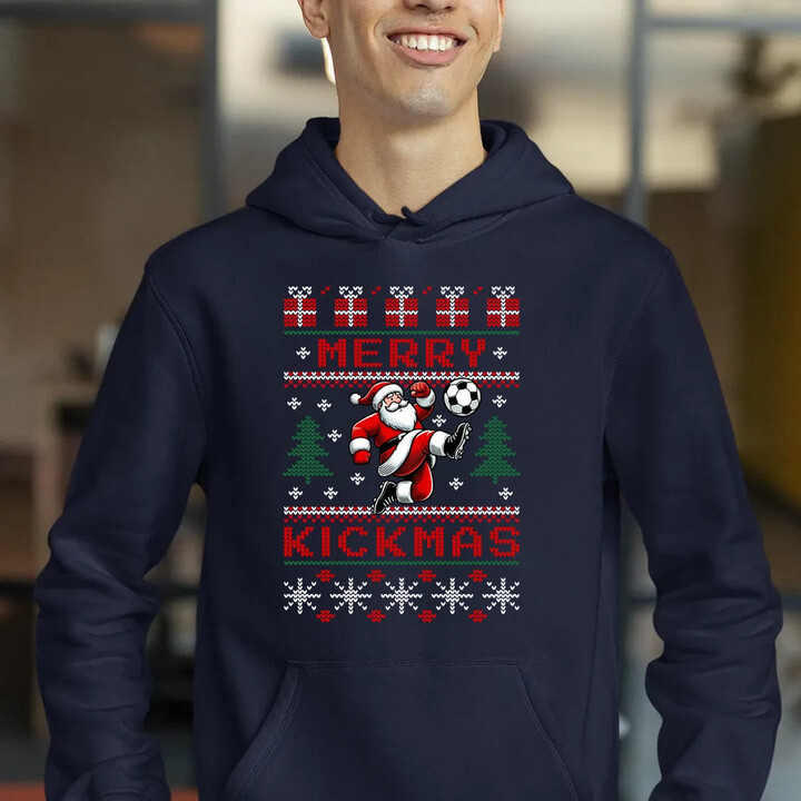 Merry Kickmas  - pánska mikina s potlačou