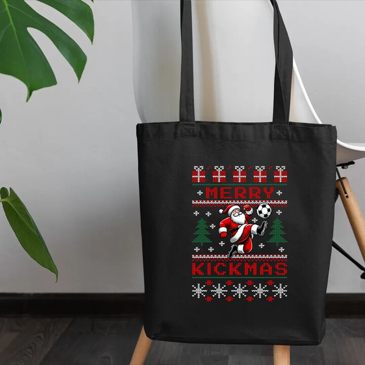 Merry Kickmas - taška s potlačou