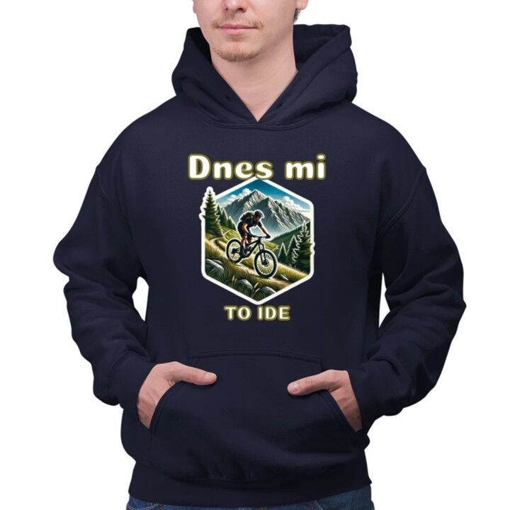 Dnes mi to ide  - pánska mikina s potlačou