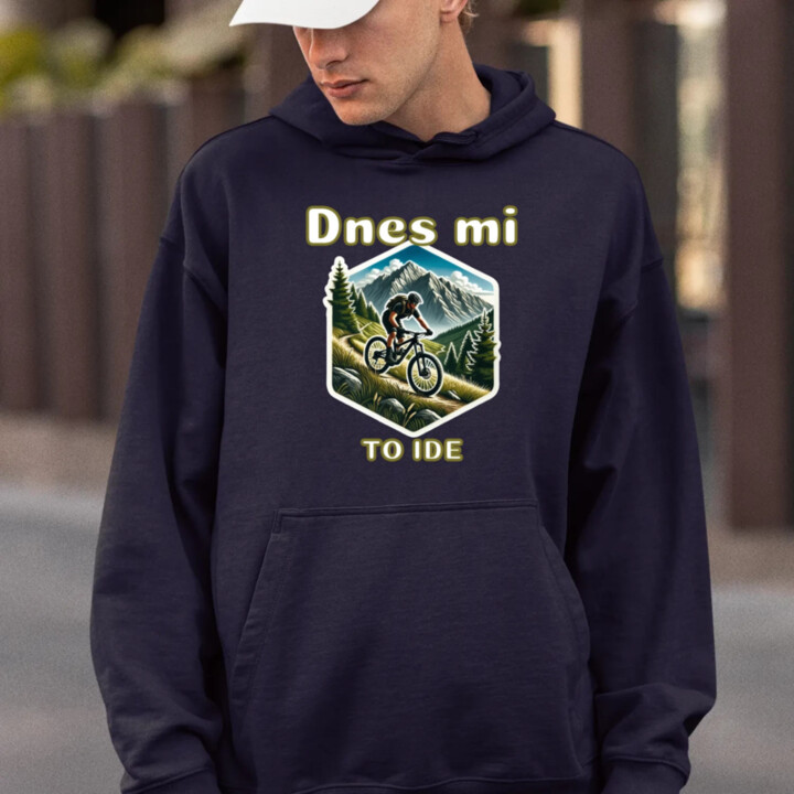 Dnes mi to ide  - pánska mikina s potlačou