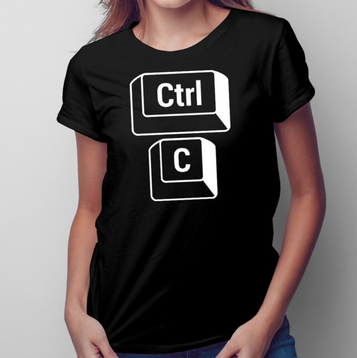 CTRL + C mama - dámske tričko s potlačou