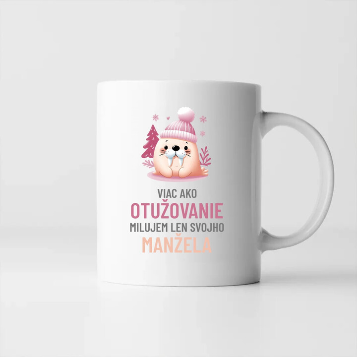 Viac ako otužovanie, milujem len svojho manžela - keramický hrnček s potlačou