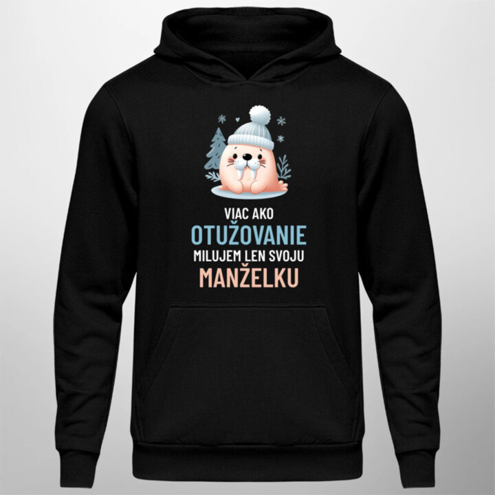 Viac ako otužovanie, milujem len svoju manželku  - pánska mikina s potlačou