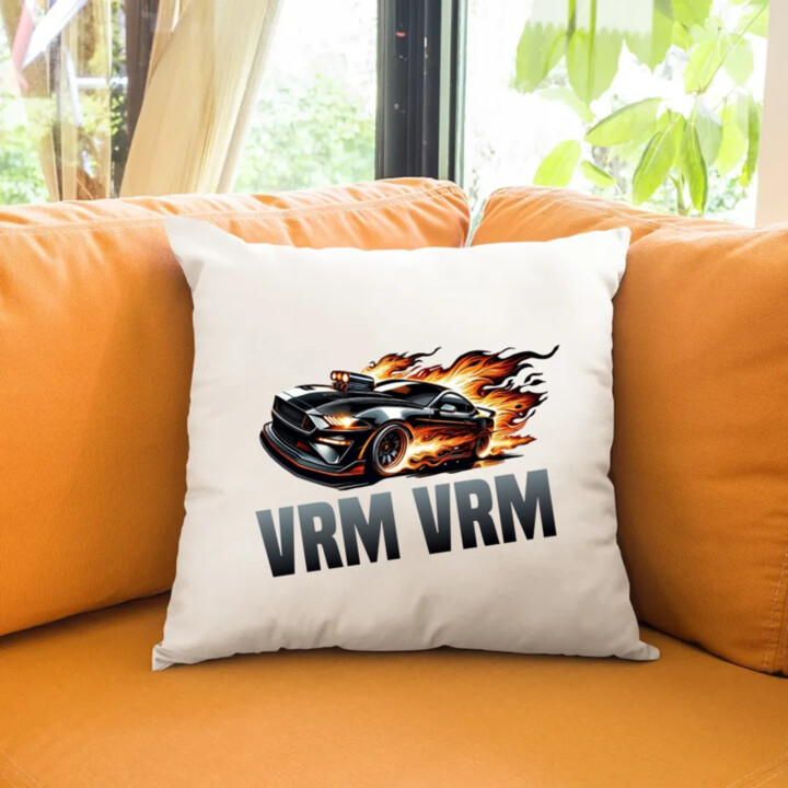 Vrm, vrm - vankúš s potlačou