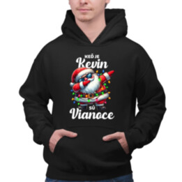 Keď je Kevin, sú Vianoce  - pánska mikina s potlačou