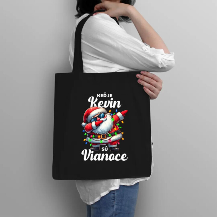 Keď je Kevin, sú Vianoce - taška s potlačou