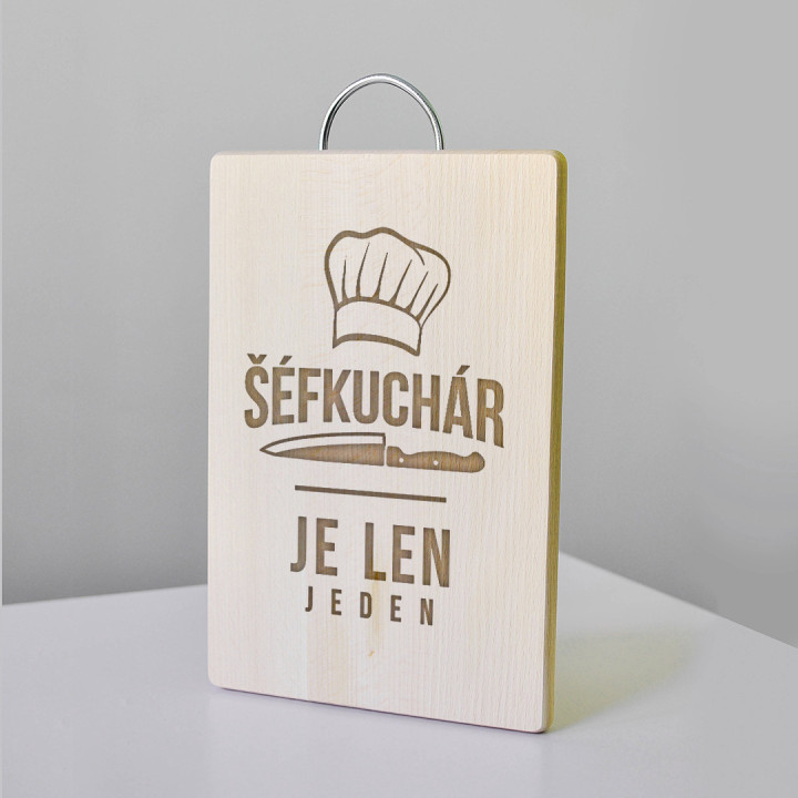 Šéfkuchár je len jeden - doska na krájanie