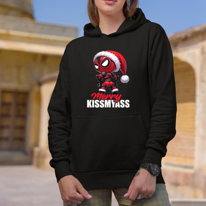 Merry Kissmyass  - dámska mikina s potlačou