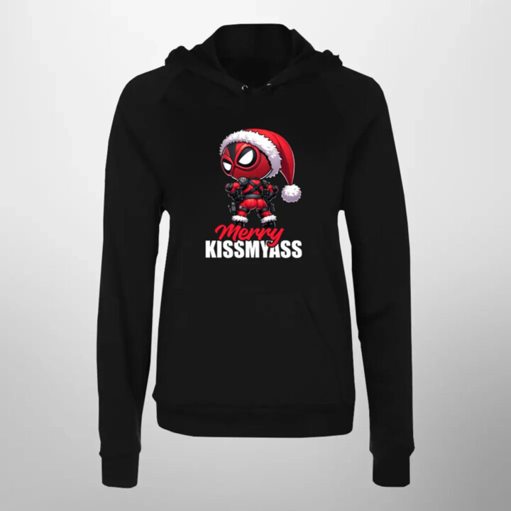 Merry Kissmyass  - dámska mikina s potlačou