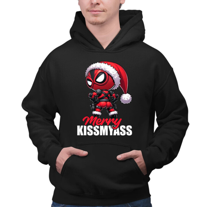 Merry Kissmyass  - pánska mikina s potlačou