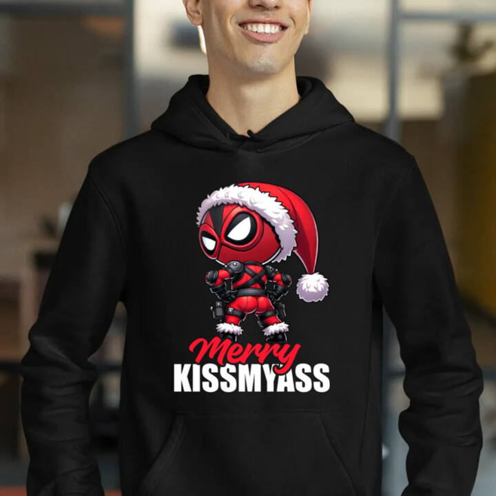 Merry Kissmyass  - pánska mikina s potlačou