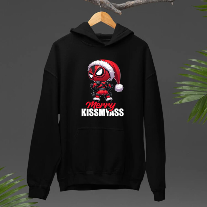Merry Kissmyass  - pánska mikina s potlačou