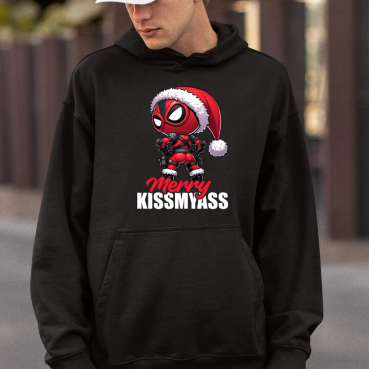Merry Kissmyass  - pánska mikina s potlačou