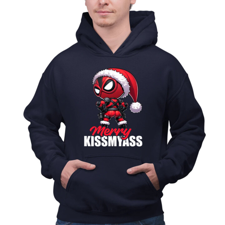 Merry Kissmyass  - pánska mikina s potlačou