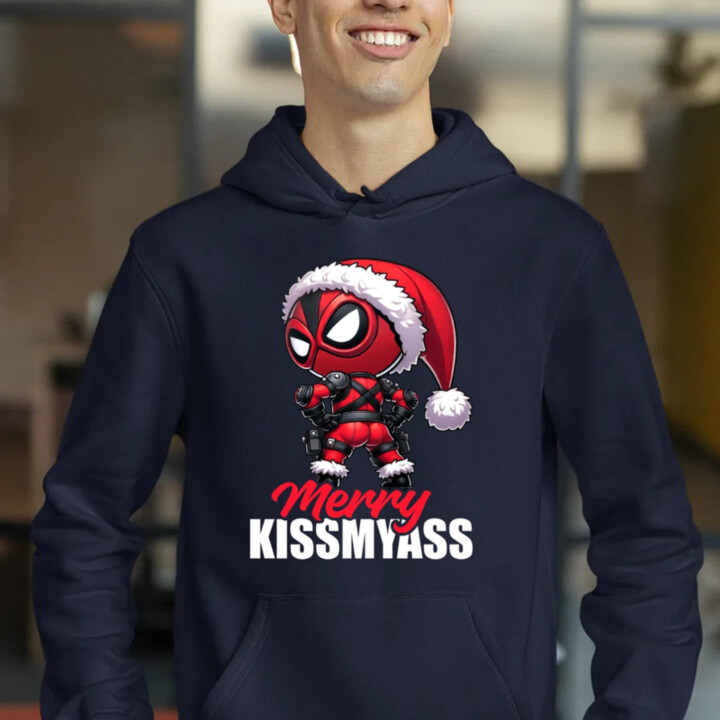 Merry Kissmyass  - pánska mikina s potlačou