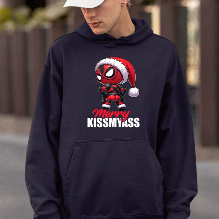 Merry Kissmyass  - pánska mikina s potlačou